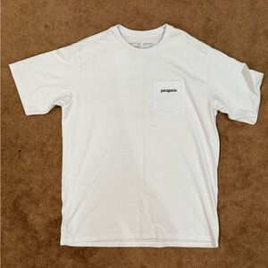 Used Mens Patagonia White T Shirt